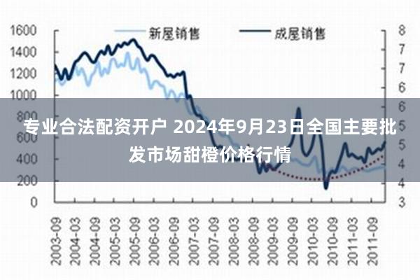 专业合法配资开户 2024年9月23日全国主要批发市场甜橙价格行情