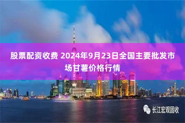 股票配资收费 2024年9月23日全国主要批发市场甘薯价格行情