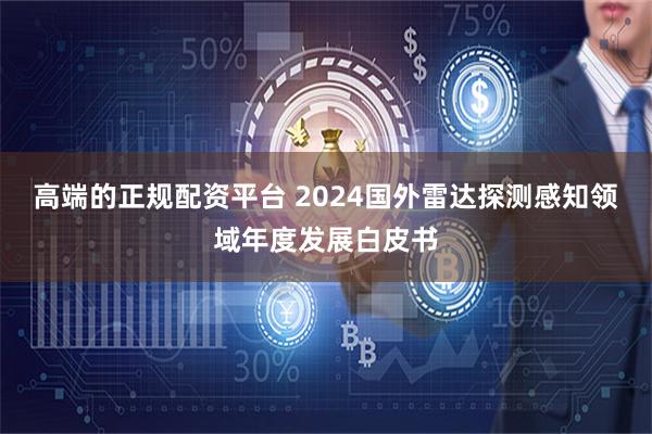 高端的正规配资平台 2024国外雷达探测感知领域年度发展白皮书