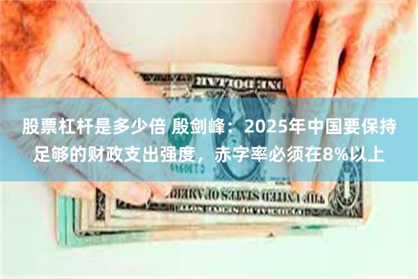 股票杠杆是多少倍 殷剑峰：2025年中国要保持足够的财政支出强度，赤字率必须在8%以上